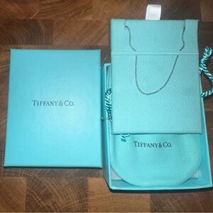 Tiffany & Co. 18” Sterling Silver Small Bead Chain